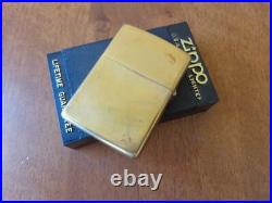 Vtg Very Rare 1994 Solid Brass Zippo Lighter Harley Davidson Motor Co. Inc. 1982