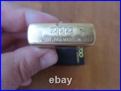 Vtg Very Rare 1994 Solid Brass Zippo Lighter Harley Davidson Motor Co. Inc. 1982