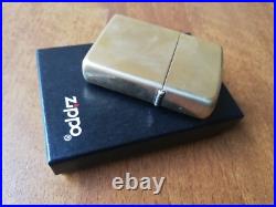 Vtg Very Rare 1995 Brass Zippo Barrett Smythe Embossed Emblem King Cobra Snake