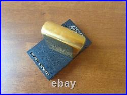 Vtg Very Rare 1995 Solid Brass Zippo Lighter The Gold Rush An American Dream