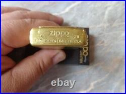Vtg Very Rare 1996 Brass Limited Zippo Lighter Desert Fox Rommel Series Ww2 Wwii