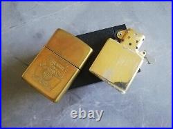 Vtg Very Rare Solid Brass 1996 Zippo Lighter Advertising Logo Corona Extra Beer