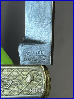 WILSON HAWKSWORTH ELLISON & Co ANTIQUE Pocket Knife 1846 to 1870 VERY RARE