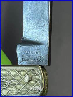 WILSON HAWKSWORTH ELLISON & Co ANTIQUE Pocket Knife 1846 to 1870 VERY RARE