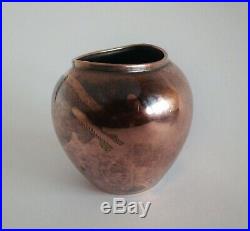 WMF Ikora art-deco/bauhaus brass/copper vase, 1930 very rare