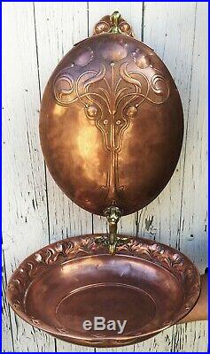 WMF wonderful very rare Art Nouveau water fountain copper brass jugendstil
