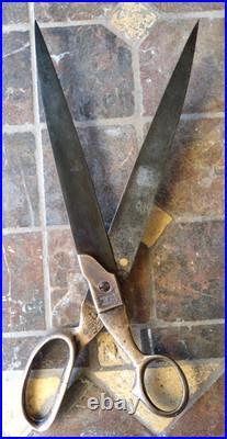 WW2 MAUSER German scissor solid brass handles with steel blades very rare