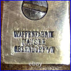 WW2 MAUSER German scissor solid brass handles with steel blades very rare A+