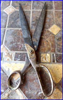 WW2 MAUSER German scissor solid brass handles with steel blades very rare A+