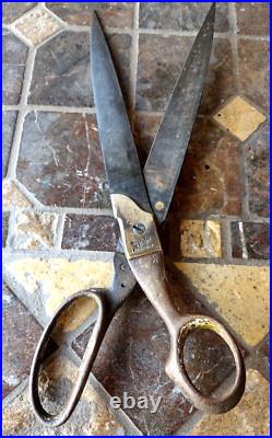 WW2 MAUSER German scissor solid brass handles with steel blades very rare A+