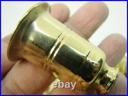 WW2 US Army Military Chaplain Brass Candlesticks for Mobile Service Very Rare ZZ