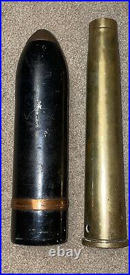 WWI 1918 Victory 75 M/M Shell. Extremely Rare. Very Heavy. + Free Brass Shell