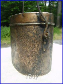 WWI Imperial Russian Army Cavalry Brass Mess Tin Model1909 Very Rare