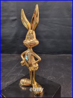 Warner Bros Studios Bugs Bunny Solid Brass Award Very Rare To Find