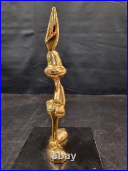Warner Bros Studios Bugs Bunny Solid Brass Award Very Rare To Find