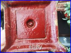 William Tonks & Sons Antique 19th C Brass Column Candles In Very Rare Design