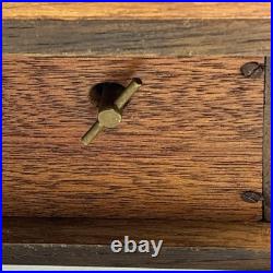 Wooden Whiskey Barrel Cask Musical Oak Brass Ringed Very Rare Collectable Vtg