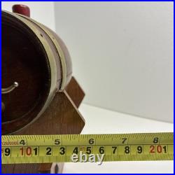 Wooden Whiskey Barrel Cask Musical Oak Brass Ringed Very Rare Collectable Vtg