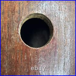 Wooden Whiskey Barrel Cask Musical Oak Brass Ringed Very Rare Collectable Vtg