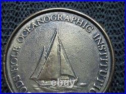 Woods Hole Oceanographic Institution 1930 Brass Belt Buckle! Vintage! Very Rare