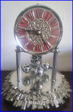 Working Very RARE Kern & Sohne 400 Day Anniversary Clock Heavy Ornate Base, Face