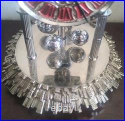 Working Very RARE Kern & Sohne 400 Day Anniversary Clock Heavy Ornate Base, Face