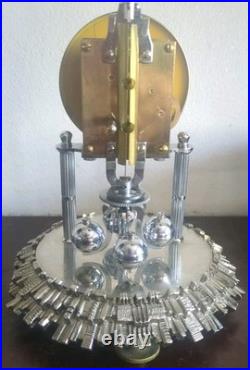 Working Very RARE Kern & Sohne 400 Day Anniversary Clock Heavy Ornate Base, Face