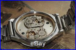 Wrist Watch SLAVA Duet Very Rare Vintage Soviet Russian / Collectible / Serviced