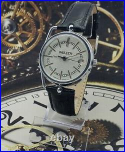 Wristwatch Raketa Russian Very Rare Vintage Dress Watch Soviet Mechanism Watch