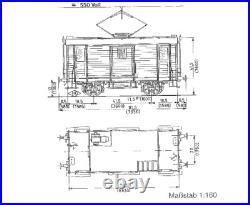 Z-scale 1220 VERY RARE Brass Kit ZThek Box Cab Switcher locomotive DR ET194.11