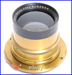 Zeiss Jena 590 mm/412 mm protar lens brass lens very rare