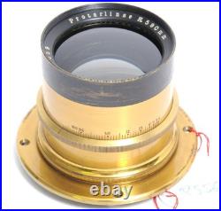 Zeiss Jena 590mm / 412mm Protarlense brass lens very rare