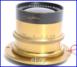 Zeiss Jena 590mm / 412mm Protarlense brass lens very rare