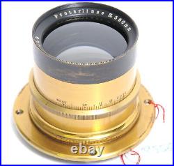 Zeiss Jena 590mm / 412mm Protarlinse brass lens very rare
