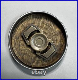 ZeroFeud Compass Nano Antique Brass very Rare EDC Spinner
