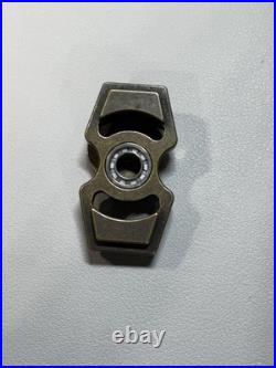 ZeroFeud Compass Nano Antique Brass very Rare EDC Spinner