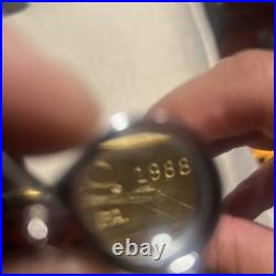 Zippo 1932-1988 Harley Davidson Solid Brass Very Rare Vintage