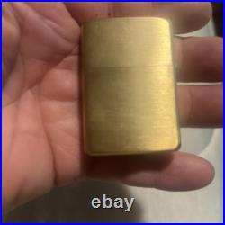 Zippo 1932-1988 Harley Davidson Solid Brass Very Rare Vintage