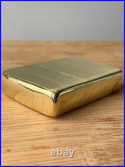 Zippo 1960 Solid Brushed Brass lighter very rare