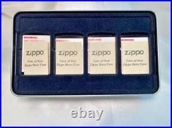 Zippo Cigar Store Indian Brass Lighter Set of 4 1996 New & Unfired Very Rare