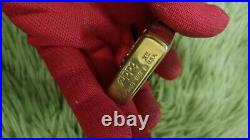 Zippo Very Rare Marlboro Compass Brass Emblem Used 1996