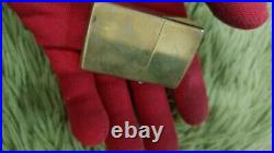 Zippo Very Rare Marlboro Compass Brass Emblem Used 1996