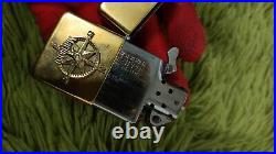 Zippo Very Rare Marlboro Compass Brass Emblem Used 1996