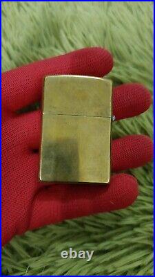 Zippo Very Rare Marlboro Man Emblem Brass Used 1996