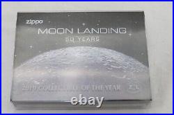 Zippo Windproof ARMOR Lighter MOON LANDING 50 YEARS 2019 Collectible VERY RARE