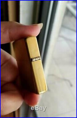 Zippo lighter ROLLING STONES TONGUE brass 1997 VERY RARE NO BOX unused