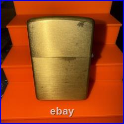 Zippo vintage Marlboro Brass Cowboy Unstruck 1982 Very Rare