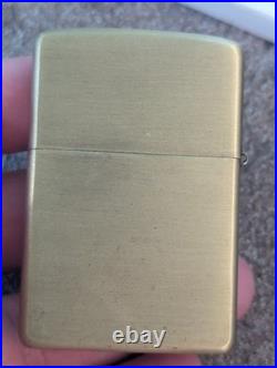 Zippo vintage Marlboro Brass Cowboy Unstruck 1982 Very Rare Original Box