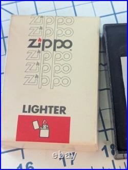 Zippo vintage Marlboro Brass Cowboy Unstruck 1982 Very Rare Original Box