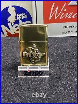 Zippo vintage Marlboro Brass Cowboy Used In great condition. 1982 Very Rare
